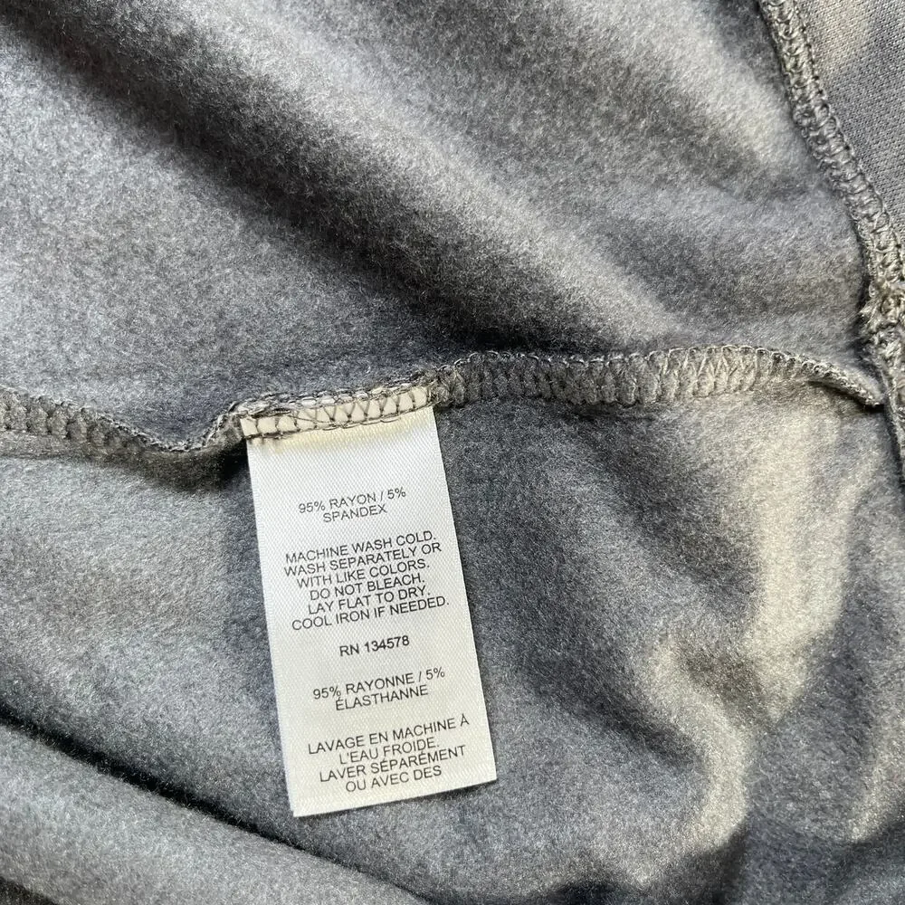Vineyard Vines Sweater Men Large Gray Quarter Zip Pullover Outdoor Preppy Casual